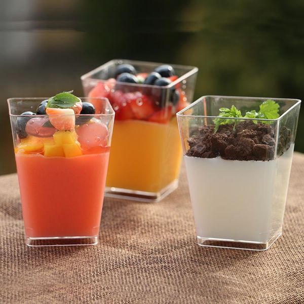 disposable cups & straws square transparent pudding ice cream jelly cake dessert cup thicken plastic with lid kitchen accessories
disposable cups & straws square transparent pudding ice cream jelly cake dessert cup thicken plastic with lid kitchen accessories