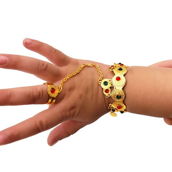 multicolored children cuff bangle charm gift 18k yellow gold filled classic girl kids jewelry, Black
multicolored children cuff bangle charm gift 18k yellow gold filled classic girl kids jewelry, Black