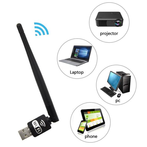 hubs 150mbps 3db antenna usb wifi receiver adapter network card for xp vista windows 7 linux mac os computer pc
hubs 150mbps 3db antenna usb wifi receiver adapter network card for xp vista windows 7 linux mac os computer pc