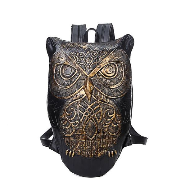 fashion 3d embossed owl backpack for men travel bag woman originality giris personality waterproof cool school bags for boys girls
fashion 3d embossed owl backpack for men travel bag woman originality giris personality waterproof cool school bags for boys girls