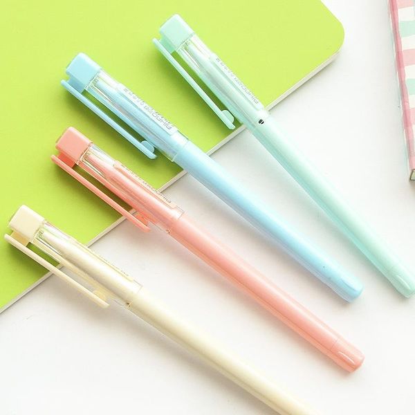 gel pens coloffice cute macaroon candy color pen plastic signature black ink student stationery school & office supplies
gel pens coloffice cute macaroon candy color pen plastic signature black ink student stationery school & office supplies