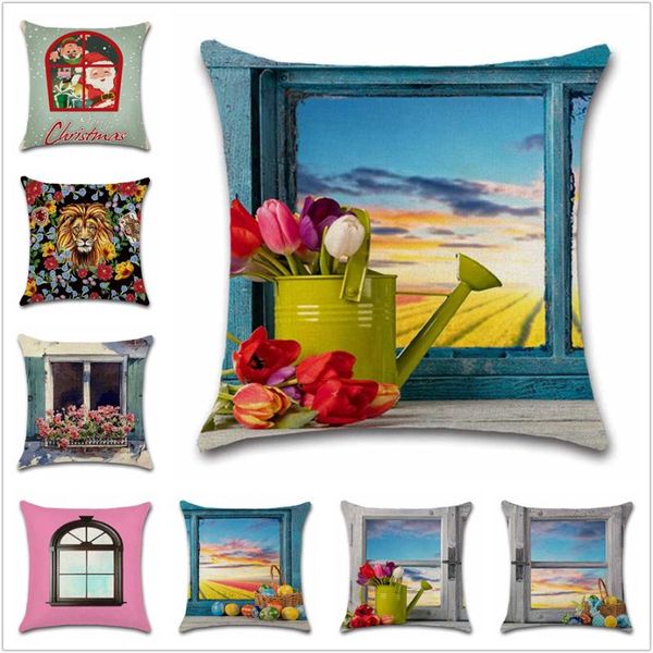 cushion/decorative pillow window of country view flower beige cotton cushion cover decor chair seat car sofa decorative pillowcase home hous
cushion/decorative pillow window of country view flower beige cotton cushion cover decor chair seat car sofa decorative pillowcase home hous