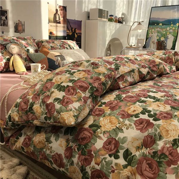 rose garden small broken flower bed four piece cotton quilt cover 1.5m1.8 three piece set
rose garden small broken flower bed four piece cotton quilt cover 1.5m1.8 three piece set