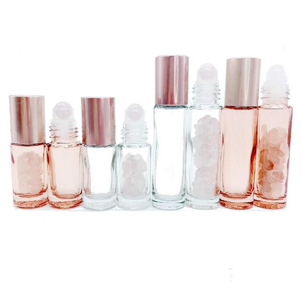 storage bottles & jars 10pcs rose quartz roller bottle 5ml 10ml pink glass essential oil refillable travel natural gemstone crystal
storage bottles & jars 10pcs rose quartz roller bottle 5ml 10ml pink glass essential oil refillable travel natural gemstone crystal