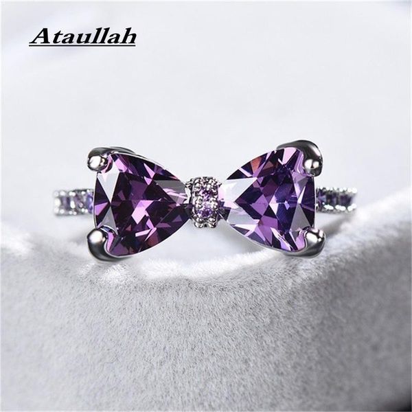 wedding rings ataullah bow-knot cubic zirconia birthday engagement propose finger ring purple crystal for woman girls gift rw076, Slivery;golden
wedding rings ataullah bow-knot cubic zirconia birthday engagement propose finger ring purple crystal for woman girls gift rw076, Slivery;golden