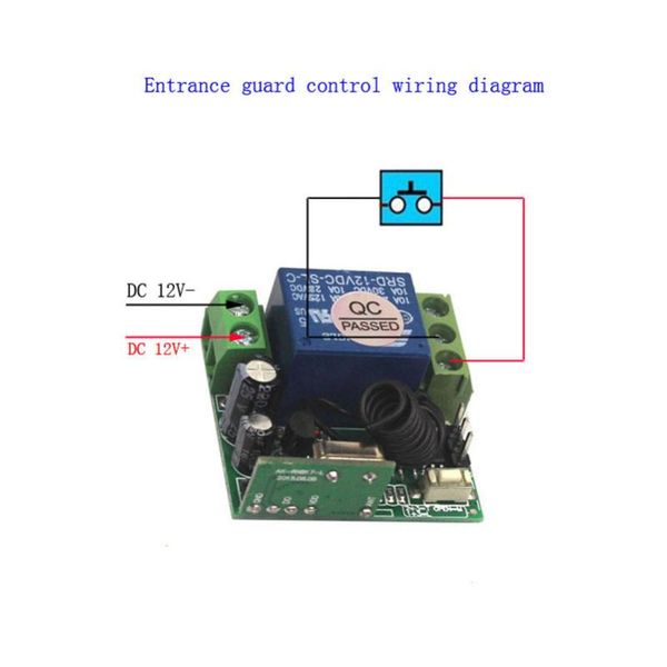 smart home control 12v 10a 1ch remote switch 433mhz universal module 315mhz 
smart home control 12v 10a 1ch remote switch 433mhz universal module 315mhz
