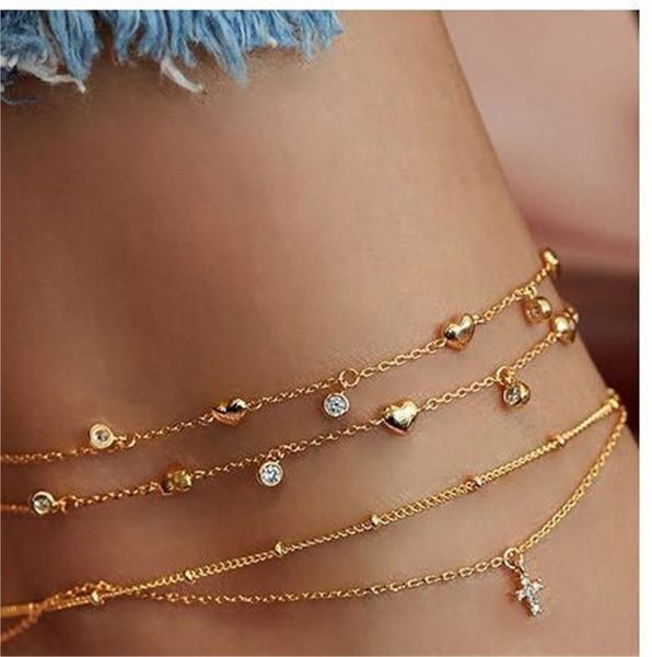 anklets fashion simple peach heart anklet cross pendant accessories inlaid cubic zirconia multilayer alloy beaded women's jewelry, Red;blue
anklets fashion simple peach heart anklet cross pendant accessories inlaid cubic zirconia multilayer alloy beaded women's jewelry, Red;blue