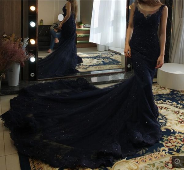 2021 vestido de festa navy blue mermaid prom dresses beaded lace appliques sleeveless formal party gowns court train elegant long evening dr, Black
2021 vestido de festa navy blue mermaid prom dresses beaded lace appliques sleeveless formal party gowns court train elegant long evening dr, Black