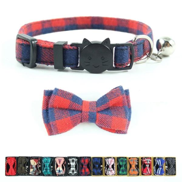 cat collars & leads xpangle cotton plaid collar breakaway bow tie bell accessories quick release safety for puppies cats kittens 17-28cm
cat collars & leads xpangle cotton plaid collar breakaway bow tie bell accessories quick release safety for puppies cats kittens 17-28cm