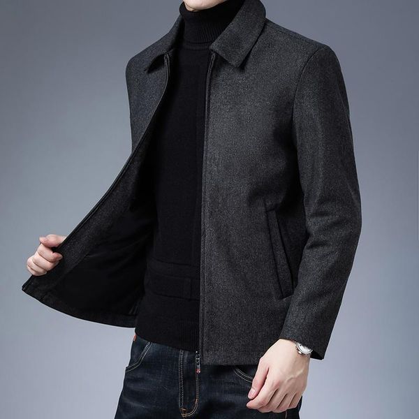 men's jackets brand casual fashion lapel autumn winter mens coat 2021 men clothing jacket solid classic windbreaker, Black;brown
men's jackets brand casual fashion lapel autumn winter mens coat 2021 men clothing jacket solid classic windbreaker, Black;brown