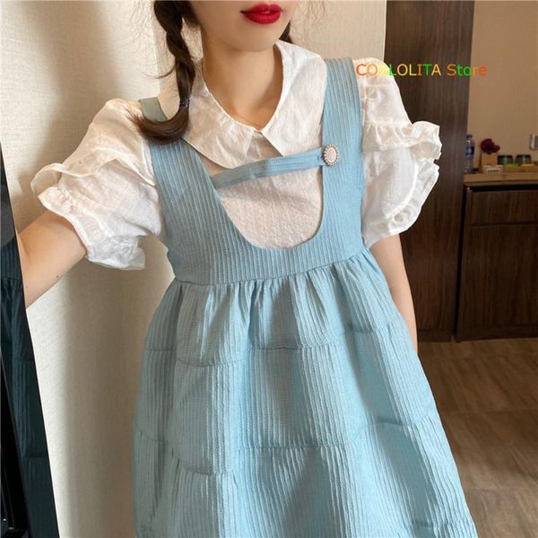 casual dresses women solid color sleeveless vest tutu cute dress female summer 2021 girls student sweet loose wild princess kawaii, Black;gray
casual dresses women solid color sleeveless vest tutu cute dress female summer 2021 girls student sweet loose wild princess kawaii, Black;gray