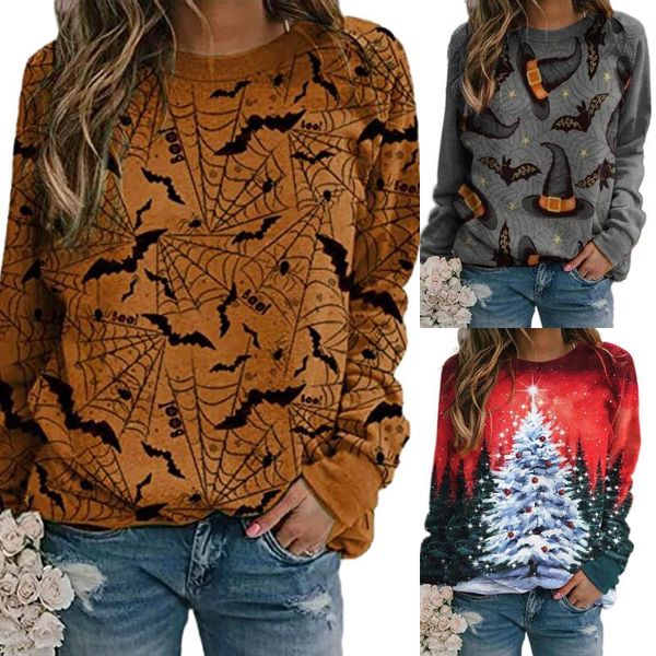 women's hoodies & sweatshirts halloween christmas loose long sleeve o-neck pullover women autumn animal bat tree printing hoodie, Black
women's hoodies & sweatshirts halloween christmas loose long sleeve o-neck pullover women autumn animal bat tree printing hoodie, Black