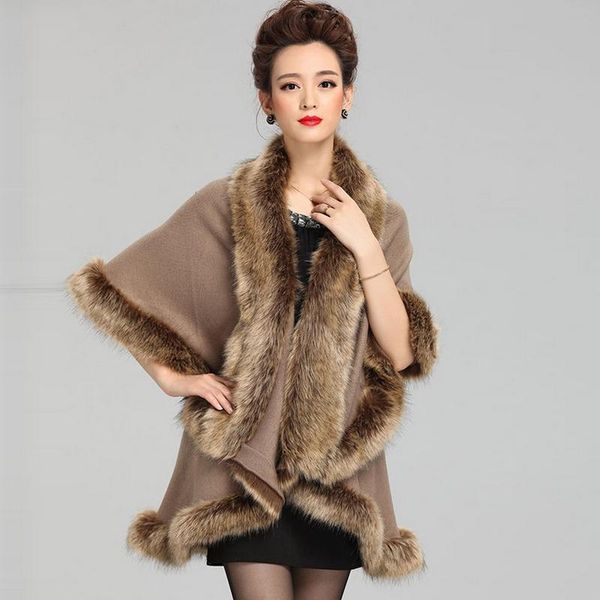 scarves autumn winter cape poncho imitation wool collar knitted shawl coat brown medium long women sweater cardigan cloak femme, Blue;gray
scarves autumn winter cape poncho imitation wool collar knitted shawl coat brown medium long women sweater cardigan cloak femme, Blue;gray