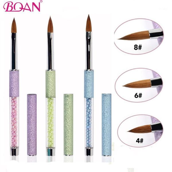 1pc #2 4 6 8 10 kolinsky sable acrylic nail art brush uv gel carving pen liquid powder diy drawing manicure tool1, Yellow
1pc #2 4 6 8 10 kolinsky sable acrylic nail art brush uv gel carving pen liquid powder diy drawing manicure tool1, Yellow