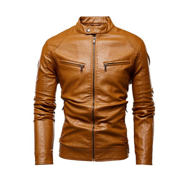 men's jackets autumn leather jacket casual motor brand distressed man's winter outwear the vintage fake s 2021, Black;brown
men's jackets autumn leather jacket casual motor brand distressed man's winter outwear the vintage fake s 2021, Black;brown