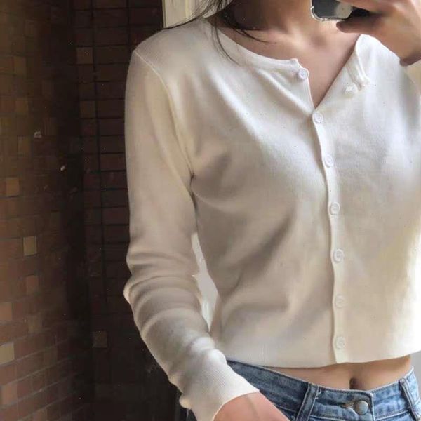 womens sweaters autumn sweater women long sleeve cardigan korean o neck crop vintage button up kawaii knitted blue, White;black
womens sweaters autumn sweater women long sleeve cardigan korean o neck crop vintage button up kawaii knitted blue, White;black