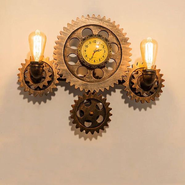 wall lamp retro loft industry wind art gear wheel light e27 sconce restaurant living room bedroom office bar cafe
wall lamp retro loft industry wind art gear wheel light e27 sconce restaurant living room bedroom office bar cafe