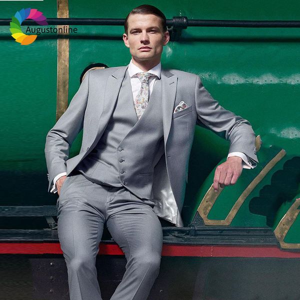 men's suits & blazers custom made italian silver grey men for wedding slim fit peaked lapel 3piece blazer groom tuxedo classic jac, White;black
men's suits & blazers custom made italian silver grey men for wedding slim fit peaked lapel 3piece blazer groom tuxedo classic jac, White;black