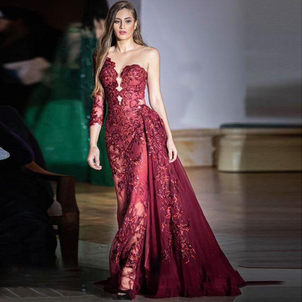 pretty wine red lace mermaid prom gowns one shoulder wrap train long women dresses to event party dress see thru casual, Black;gray
pretty wine red lace mermaid prom gowns one shoulder wrap train long women dresses to event party dress see thru casual, Black;gray
