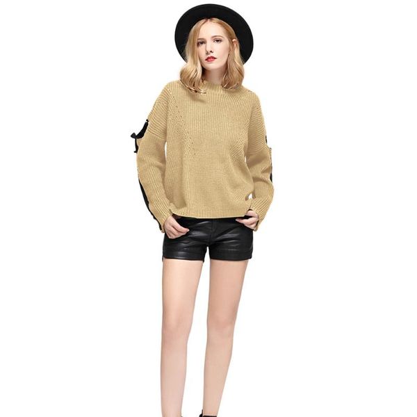 women's sweaters vogue cashmere sweater female head round neck loose solid color knitted women autumn winter pullover, White;black
women's sweaters vogue cashmere sweater female head round neck loose solid color knitted women autumn winter pullover, White;black