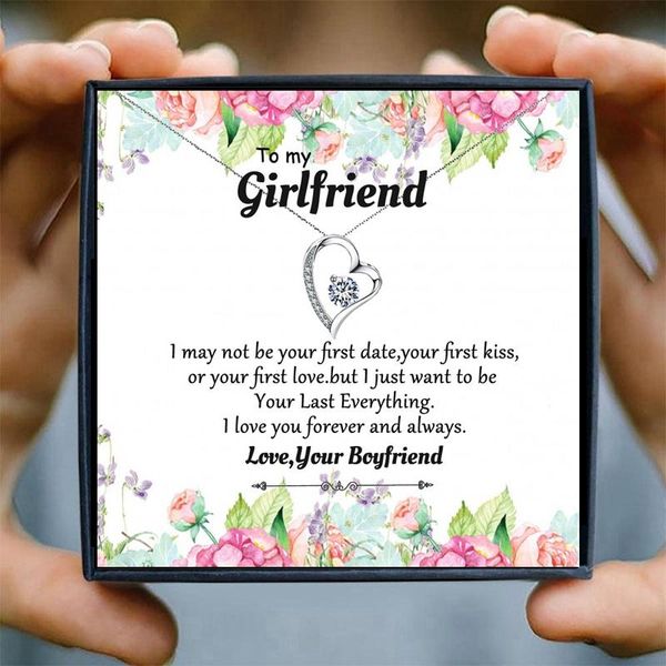 pendant necklaces lovers' day gifts girlfriend necklace for women jewelry crystal heart female wedding boy christmas, Silver
pendant necklaces lovers' day gifts girlfriend necklace for women jewelry crystal heart female wedding boy christmas, Silver