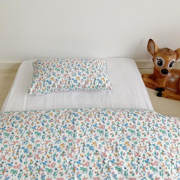 120*150cm retro deer printed cotton bedding set duvet cover+pillow case infant quilt cover kindergarten breathable for kids sets
120*150cm retro deer printed cotton bedding set duvet cover+pillow case infant quilt cover kindergarten breathable for kids sets
