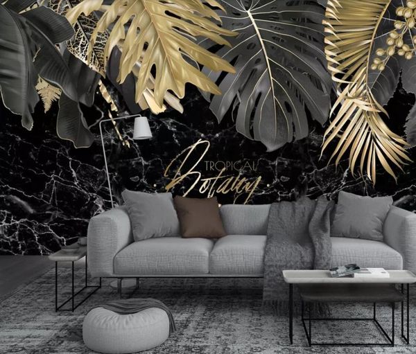 wallpapers luxury gold plant leaf wallpaper mural with black backsplash waterproof canvas hd hand-painted wall papers rolls custom
wallpapers luxury gold plant leaf wallpaper mural with black backsplash waterproof canvas hd hand-painted wall papers rolls custom