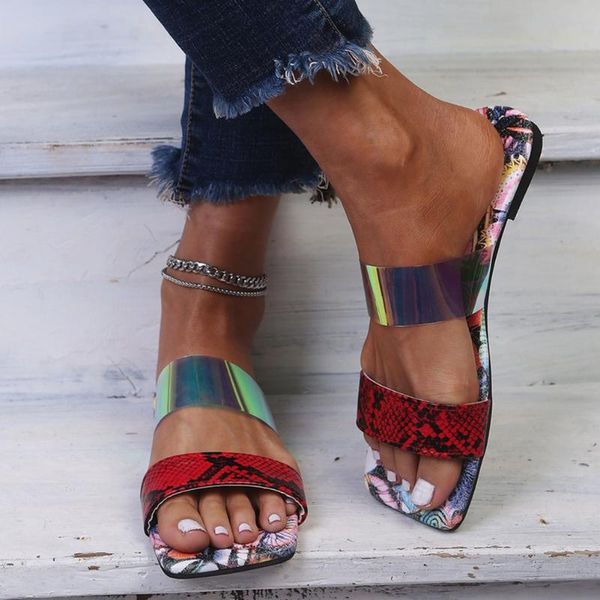outdoor square toe flat shoes 2021 ins multicolor snake print casual leisure women slippers summer, Black
outdoor square toe flat shoes 2021 ins multicolor snake print casual leisure women slippers summer, Black