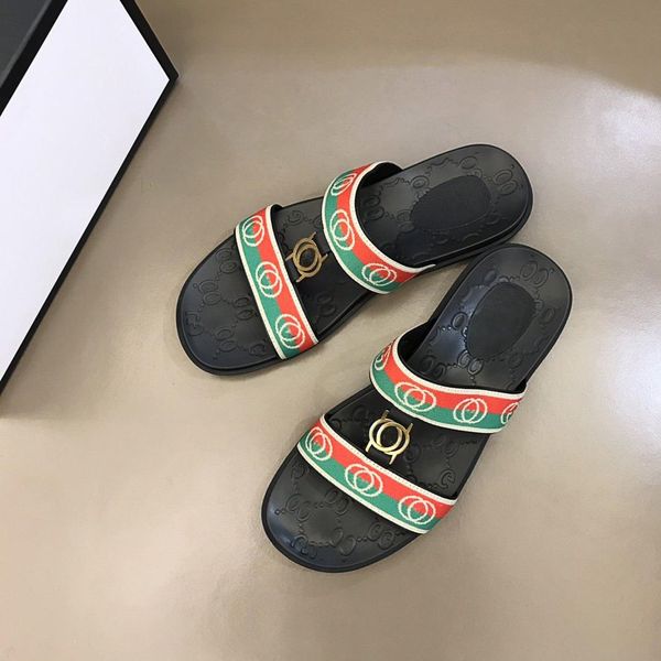 luxury thick fashion designer flat bottom comfortable brand men's casual slippers summer wide soled sandals are size 38 to 45, Black
luxury thick fashion designer flat bottom comfortable brand men's casual slippers summer wide soled sandals are size 38 to 45, Black