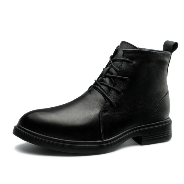 boots cow leather winter men warm fur snow outdoor work casual shoes fashion simple ankle size 37-50 2pmn, Black
boots cow leather winter men warm fur snow outdoor work casual shoes fashion simple ankle size 37-50 2pmn, Black