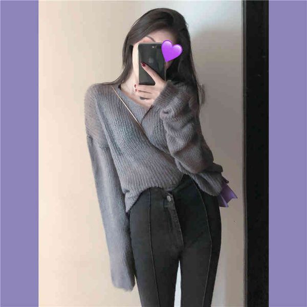 jeans lazy style shirt with low v+ thin high waist feet denim in straight-line leg pants, Blue
jeans lazy style shirt with low v+ thin high waist feet denim in straight-line leg pants, Blue