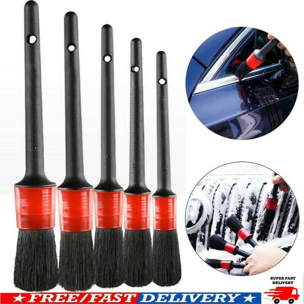 car organizer cleaning tool 5pcs natural boar hair detailing brushes set for interior gap rims dashboard wheel air vent trim
car organizer cleaning tool 5pcs natural boar hair detailing brushes set for interior gap rims dashboard wheel air vent trim
