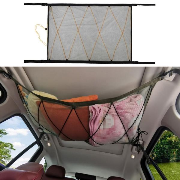 car organizer ceiling storage net pocket universal roof interior cargo bag trunk sundries
car organizer ceiling storage net pocket universal roof interior cargo bag trunk sundries