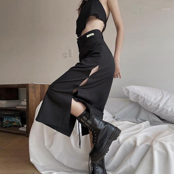 skirts womengaga 2021 spring summer women's korean slim solid color high waist fashion label split skirt long n8lr, Black
skirts womengaga 2021 spring summer women's korean slim solid color high waist fashion label split skirt long n8lr, Black