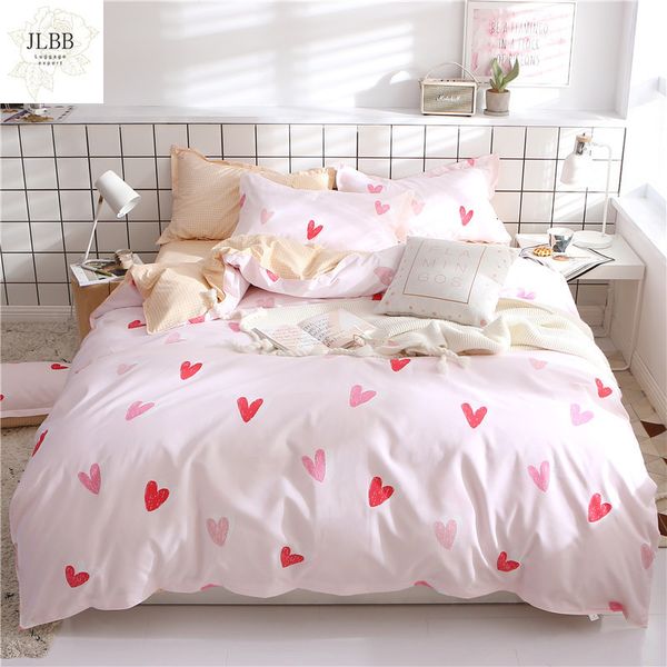 bedding sets pink love set cute heart printed duvet cover bed sheet pillowcase women twin king bedclothes home textiles 1wmr
bedding sets pink love set cute heart printed duvet cover bed sheet pillowcase women twin king bedclothes home textiles 1wmr