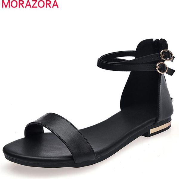 fashion cover heel women sandals with zip buckle casual dress solid black white color ladies flats shoes
fashion cover heel women sandals with zip buckle casual dress solid black white color ladies flats shoes