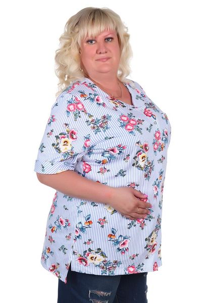 women's blouses & shirts blouse 50-64 sizes with a sleeve 2/4 button closure and patch pocket, straight cut, White
women's blouses & shirts blouse 50-64 sizes with a sleeve 2/4 button closure and patch pocket, straight cut, White