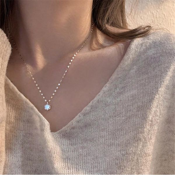 chains fashion zircon pendant necklace for women 2021 jewelry elegant simple wedding party choker collares, Silver
chains fashion zircon pendant necklace for women 2021 jewelry elegant simple wedding party choker collares, Silver