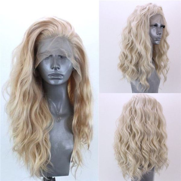 fiber 24 "front lace chemical wig flax curl, Black;brown 
fiber 24 "front lace chemical wig flax curl, Black;brown