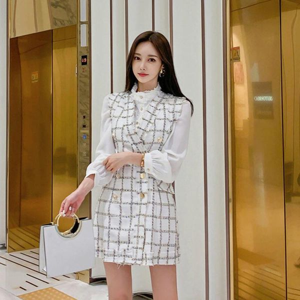 two piece dress 2021 ladies white shirt and double breasted modis tank sleeveless skirt suit preppy style winter casual elegant 2 set
two piece dress 2021 ladies white shirt and double breasted modis tank sleeveless skirt suit preppy style winter casual elegant 2 set