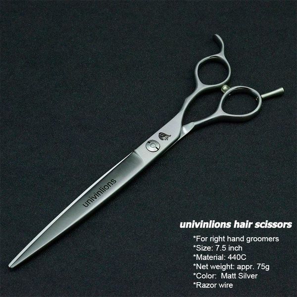 hair scissors 7.5" pet dogs gromming cutting shears sharp edge animals cat straight barbers tools
hair scissors 7.5" pet dogs gromming cutting shears sharp edge animals cat straight barbers tools