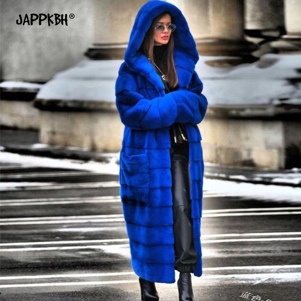 women's fur & faux hooded coat women 2021 casual furry thick warm x-long jacket slim winter casaco feminino 5xl, Black
women's fur & faux hooded coat women 2021 casual furry thick warm x-long jacket slim winter casaco feminino 5xl, Black
