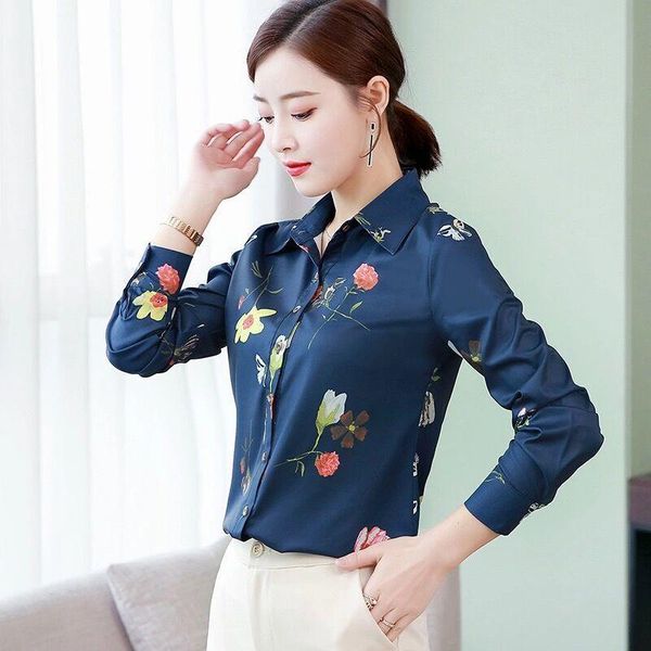 women spring autumn style chiffon blouses shirts lady casual turn-down collar flower printed long sleeve blusas df3839 women's &, White
women spring autumn style chiffon blouses shirts lady casual turn-down collar flower printed long sleeve blusas df3839 women's &, White