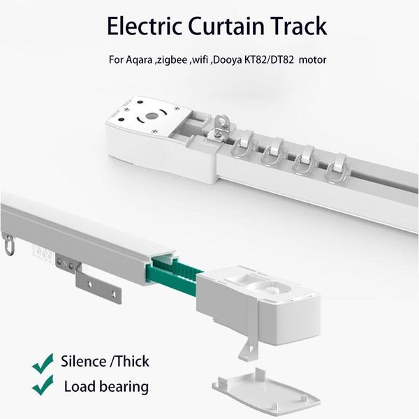 smart home control electric curtain track for aqara zigbee wifi dooya kt82/dt82 motor customizable super quite
smart home control electric curtain track for aqara zigbee wifi dooya kt82/dt82 motor customizable super quite