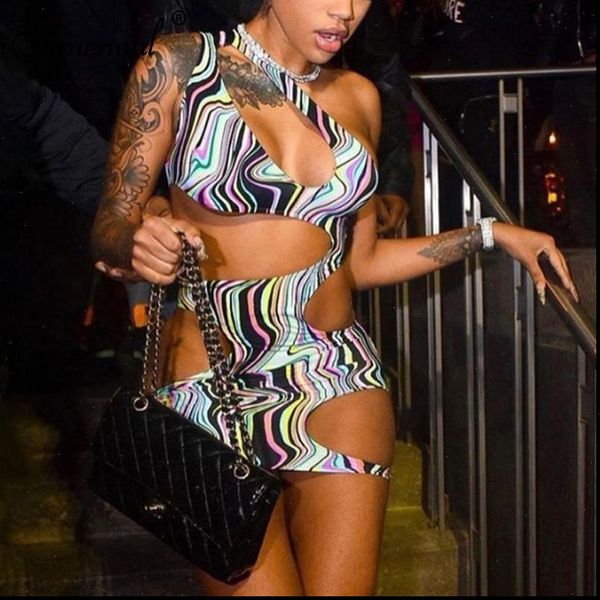 cut women dress out printed party mini dresses one shoulder sleeveless going outfits for midnight clubwear, Black;gray
cut women dress out printed party mini dresses one shoulder sleeveless going outfits for midnight clubwear, Black;gray