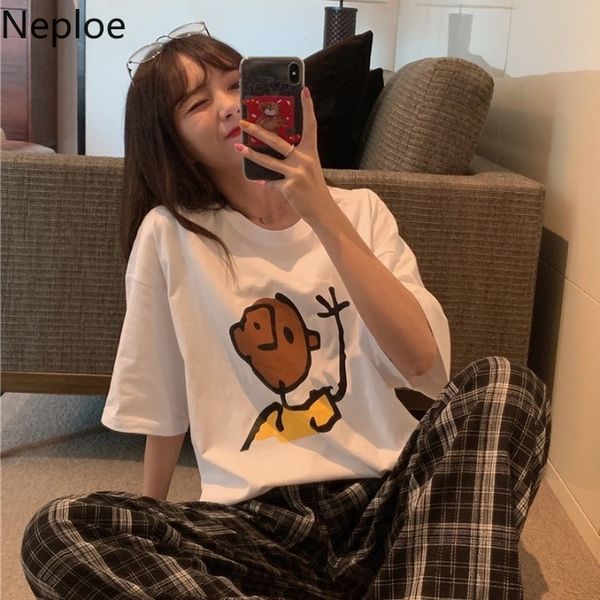 neploe harajuku print t shirts women summer kong-style o neck short sleeve female oose casual cotton ladies tees 1b360 210423, White
neploe harajuku print t shirts women summer kong-style o neck short sleeve female oose casual cotton ladies tees 1b360 210423, White