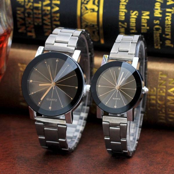 1pcs fashion women men stainless steel band analog gear quartz movement wrist watch wristwatches, Slivery;brown
1pcs fashion women men stainless steel band analog gear quartz movement wrist watch wristwatches, Slivery;brown