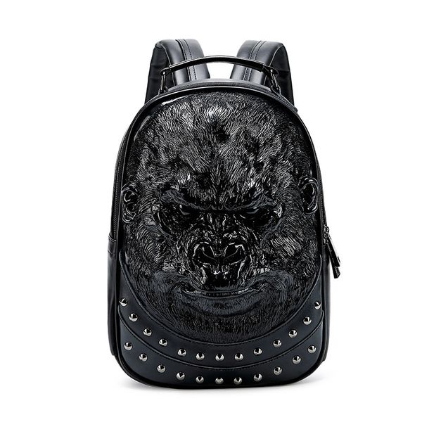 bags wallet backpack hip hop punk 3d relief casual cool ape tarzan waterproof versatile bag, Black;red
bags wallet backpack hip hop punk 3d relief casual cool ape tarzan waterproof versatile bag, Black;red