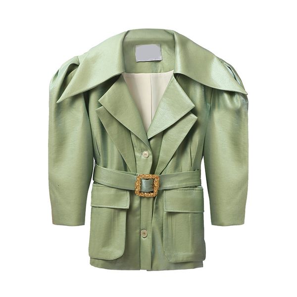 women's jackets vintage double collar v neck lantern sleeve woman slim waist metal buckle fashion loose pocket short coat winter i, Black;brown
women's jackets vintage double collar v neck lantern sleeve woman slim waist metal buckle fashion loose pocket short coat winter i, Black;brown