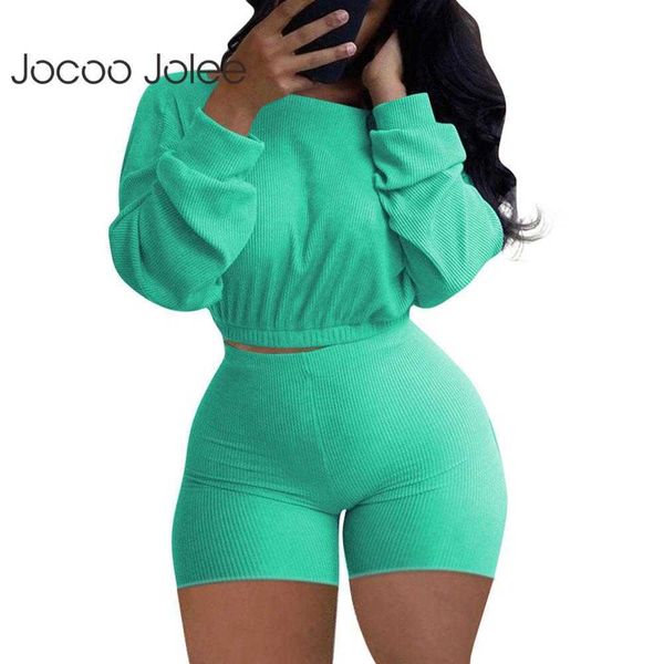 jocco jolee women summer knit pleated solid long sleeve and elastic high waist skinny pants two piece sets casual sport 210619, White
jocco jolee women summer knit pleated solid long sleeve and elastic high waist skinny pants two piece sets casual sport 210619, White